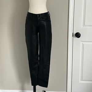 American Eagle Leather Jeggings